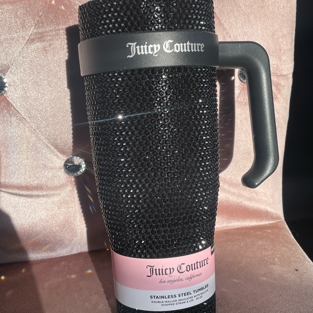 Juicy Couture Bedazzled Stainless Cup